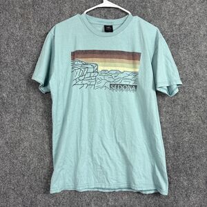 Prairie Moutain T-Shirt  Womens Size L Green Destination Sedona Arizona